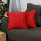 Throw Pillow Covers - 18"x18" Red Honey Decorative Throw Pillow Cover (2 pcs in set)