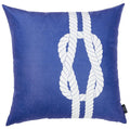 Throw Pillow Covers - 18"x18" Nautica Knot Decorative Throw Pillow Cover Printed