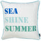 White Pillow Cases - 18"x18" Marine Sea Shine Decorative Throw Pillow Cover Printed