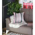 Body Pillow Covers - 17"x 17" Multicolor Jacquard Stripe Decorative Throw Pillow Cover