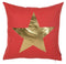 Body Pillow Covers - 18"x 18" Happy Square Gold Star Printed Decorative Throw Pillow Cover Pillowcase