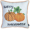 Decorative Pillow Covers - 18"x 18" Thanksgiving Happy Pumpkins Decorative Throw Pillow Cover