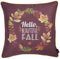 Outdoor Pillow Covers - 18"x 18" Thanksgiving Leaf Crown Decorative Throw Pillow Cover