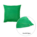 Cheap Throw Pillow Covers - 20"x20" Green Honey Kelly Throw Pillow Cover (2 pcs in set)