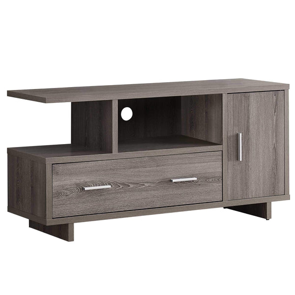 TV Stands For Sale - 15'.5" x 47'.25" x 23'.75" Dark Taupe With Storage - Tv Stand