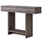 Accent Table with Storage - 12'.25" x 47'.25" x 32" Dark Taupe With Drawers - Accent Table