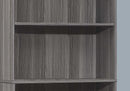 Bookshelf Decor - 11'.75" x 24'.75" x 71'.25" Grey, 5 Shelves - Bookcase