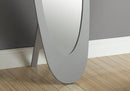 Oval Mirror - 18'.5" x 18'.75" x 59" Grey, Oval Frame - Mirror