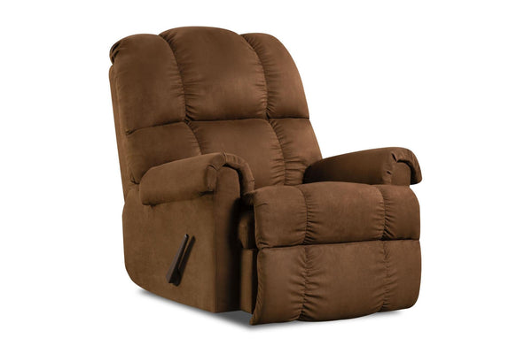 Recliner Couch - 31" X 34.5" X 31" Sierra Chocolate 100% Polyurethane/100% Polyester Velvet Recliner