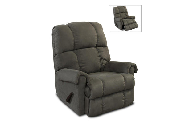 Recliner Couch - 31" X 34.5" X 31" Sierra Graphite 100% Polyurethane/100% Polyester Velvet Recliner