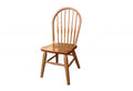 Corner Chair - 18" X 21" X 36.5" Harvest Oak Hardwood Side Chair
