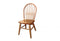 Corner Chair - 18" X 21" X 36.5" Harvest Oak Hardwood Side Chair