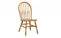 Corner Chair - 19.25" X 21.5" X 37.25" Harvest Oak Hardwood Side Chair