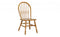 Corner Chair - 19.25" X 21.5" X 37.25" Harvest Oak Hardwood Side Chair