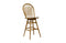 Floor Chair - 19.5" X 17.5" X 49" Harvest Oak Hardwood Barstool Chair