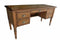 Wooden Desk - 60" X 24" X 30" Burnished Walnut Hardwood Home Office Desk