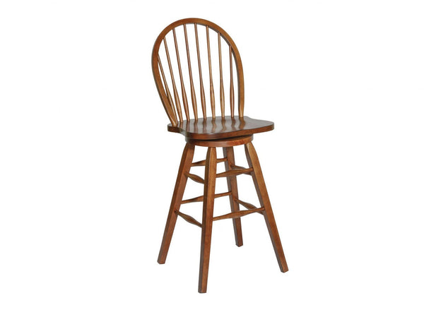 Wooden Bar Stools - 19" X 20.125" X 48.375" Tobacco Hardwood Barstool