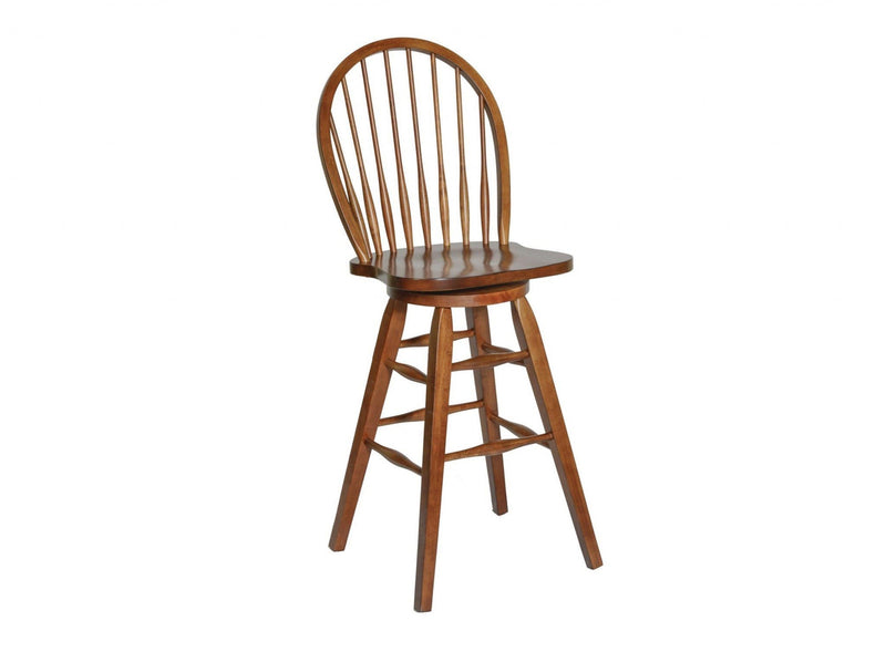 Wooden Bar Stools - 19" X 20.125" X 48.375" Tobacco Hardwood Barstool