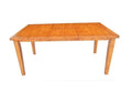 Modern Dining Table - 36" X 66" X 30" Wood Tone Hardwood Dining Table