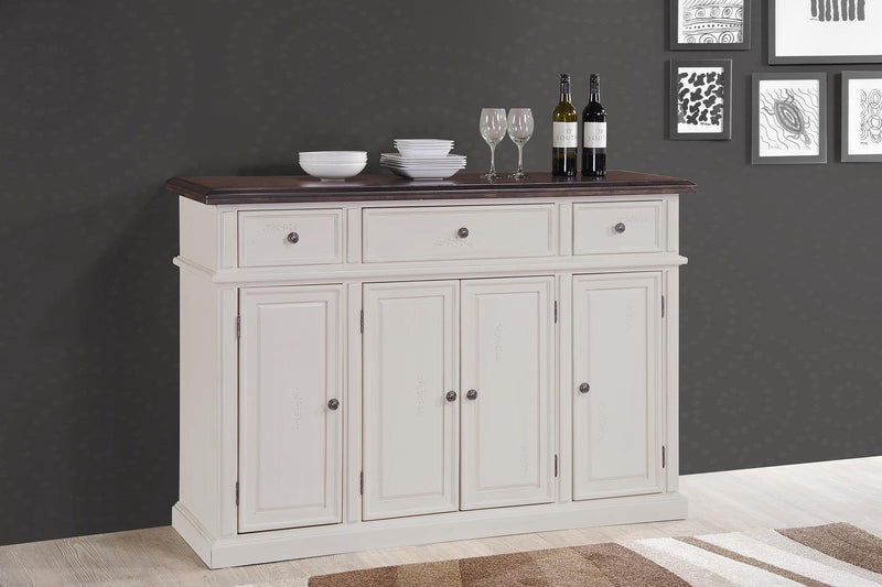 Furniture Sale - 18" X 36" X 36" Mocha Sand Hardwood Server