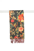 Designer Scarf - 18" x 72" Multi-colored Eclectic, Bohemian, Traditional - Scarf
