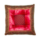 Chair Pillow - 3" x 18" x 18" Silk Red Pillow