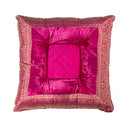 Chair Pillow - 3" x 18" x 18" Silk Fuchsia Pillow