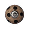 Dresser Knobs - 1.5" x 1.5" x 1.5" Ceramic/Metal Brown Black 12 Pack Knob