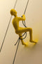 DIY Room Decor - 6" x 3" x 3" Resin Yellow Climbing Man