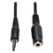 3.5mm Stereo Audio 4-Position TRRS Male to Female Headset Extension Cable, 6ft-Cables, Connectors & Accessories-JadeMoghul Inc.