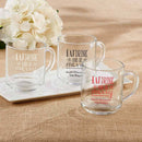 36-Personalized 10 oz. Glasses Coffee Mugs - Eat, Drink, and Be Merry-Personalized Coasters-JadeMoghul Inc.