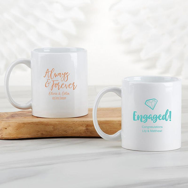 36-Personalized 11 oz. White Coffee Mugs - Wedding-Personalized Gifts By Type-JadeMoghul Inc.