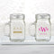36-Personalized 12 oz. Mason Jar Mugs - Monogram-Favor Boxes & Containers-JadeMoghul Inc.