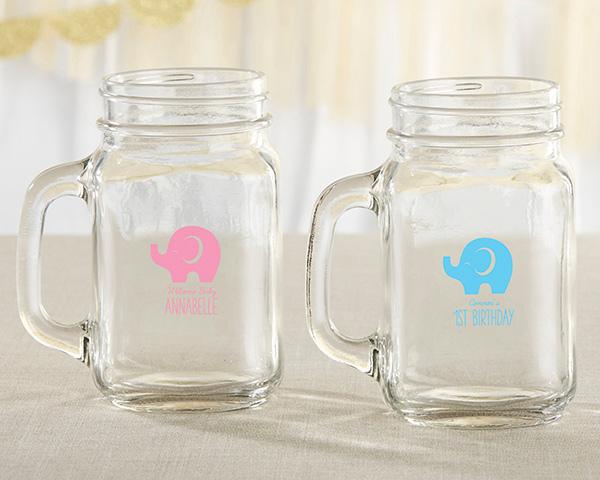 36-Personalized 16 oz. Mason Jar Mugs - Little Peanut-Favor Boxes & Containers-JadeMoghul Inc.