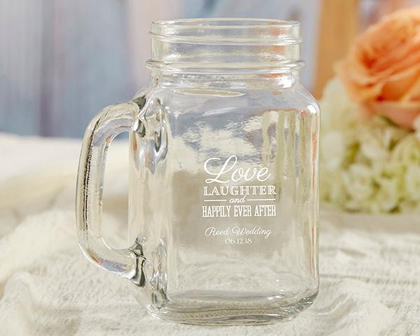 36-Personalized 16 oz. Mason Jar Mugs - Wedding-Favor Boxes & Containers-JadeMoghul Inc.