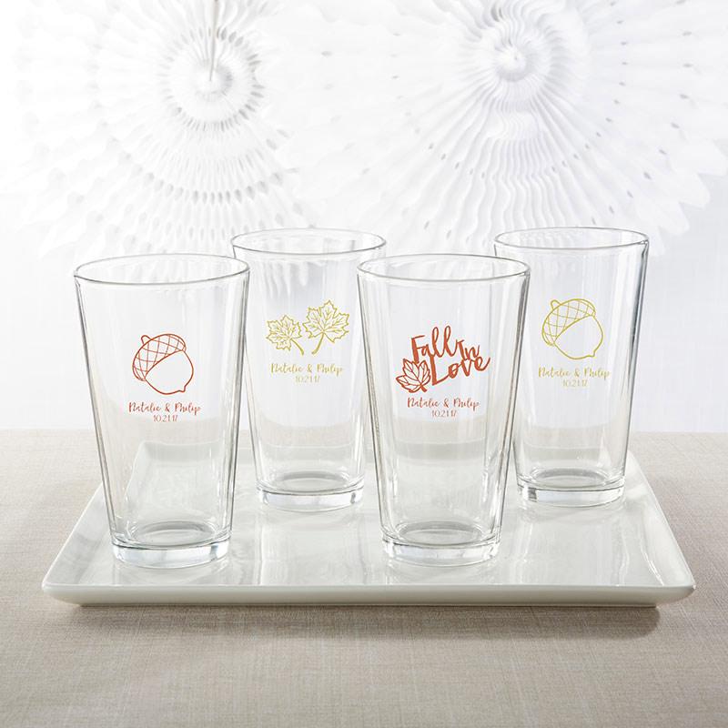 36-Personalized 16 oz. Pint Glasses - Fall-Personalized Coasters-JadeMoghul Inc.