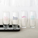 36-Personalized 9 oz. Stemless Champagne Glasses - Custom Design-Personalized Coasters-JadeMoghul Inc.