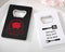 36-Personalized Credit Card Bottle Openers - BBQ (Black or White)-Wedding Reception Accessories-JadeMoghul Inc.