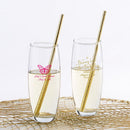 36-Personalized Stemless Champagne Glasses - Brunch-Personalized Coasters-JadeMoghul Inc.