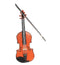 Accent Decor - 2" x 4.25" x 11.75" Orange Vintage Violin