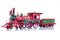 Home Essentials - 6" x 27.5" x 8.5"  Tin, Metal, Handmade - Christmas Train Model