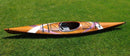 Home Decor Ideas - 24" x 177" x 13.5" White & Purple Ribbon, Wooden Kayak