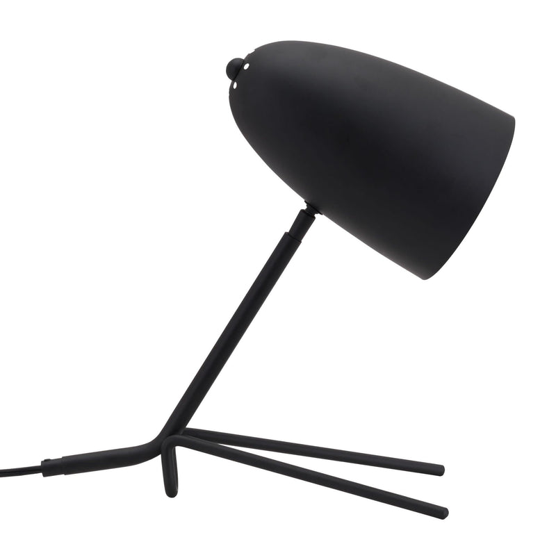Cheap Table Lamps - 15.4" x 6.7" x 15" Matte Black, Steel, Table Lamp