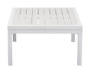 Cheap Coffee Tables - 33.5" x 30.7" x 17.1" White, Polyresin, Powder Coated Aluminum, Lift-Top Coffee Table