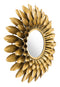 Circle Mirror - 31.5" x 4" x 31.5" Gold, Iron, MDF, Round Mirror