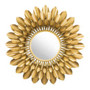 Circle Mirror - 31.5" x 4" x 31.5" Gold, Iron, MDF, Round Mirror