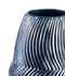 Blue Vase - 7.5" x 7.5" x 12.8" Blue, Ceramic, Large Vase