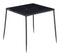 Black End Tables - 15.7" x 15.7" x 15.7" Black, Steel, End Table