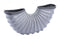 Ceramic Bowl - 16.5" x 3.5" x 7.5" Gray, Ceramic, Large Bowl