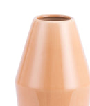 Ceramic Vase - 7.1" x 7.1" x 16.1" Light Orange, Ceramic, Medium Vase